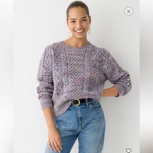 JCrew marled wool crewneck sweater